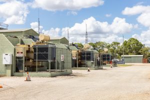 Image shows Katherine Power Station in landscape.