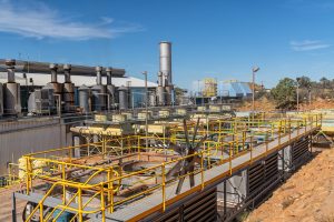 A landscape image of Ron Goodin Power Station.